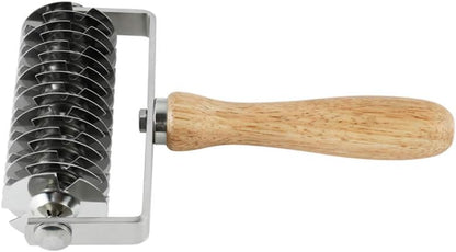 Homemade Stainless Steel Pizza Cake Pie Bread Pastry Baking Tool Dough Docker Needle Roller Wheel