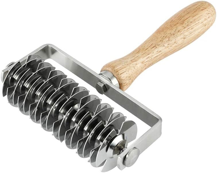 Homemade Stainless Steel Pizza Cake Pie Bread Pastry Baking Tool Dough Docker Needle Roller Wheel