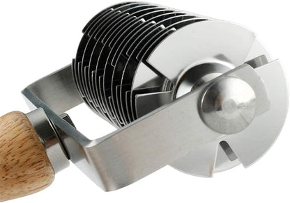 Homemade Stainless Steel Pizza Cake Pie Bread Pastry Baking Tool Dough Docker Needle Roller Wheel