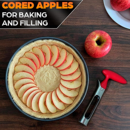 Apple Corer Tool, Stainless Steel Core Remover for Fruit, 7.3 Inches