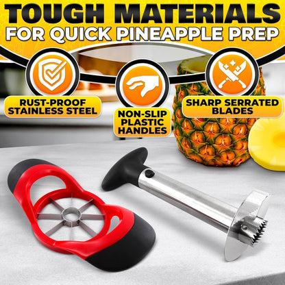 Apple Corer Tool, Stainless Steel Core Remover for Fruit, 7.3 Inches
