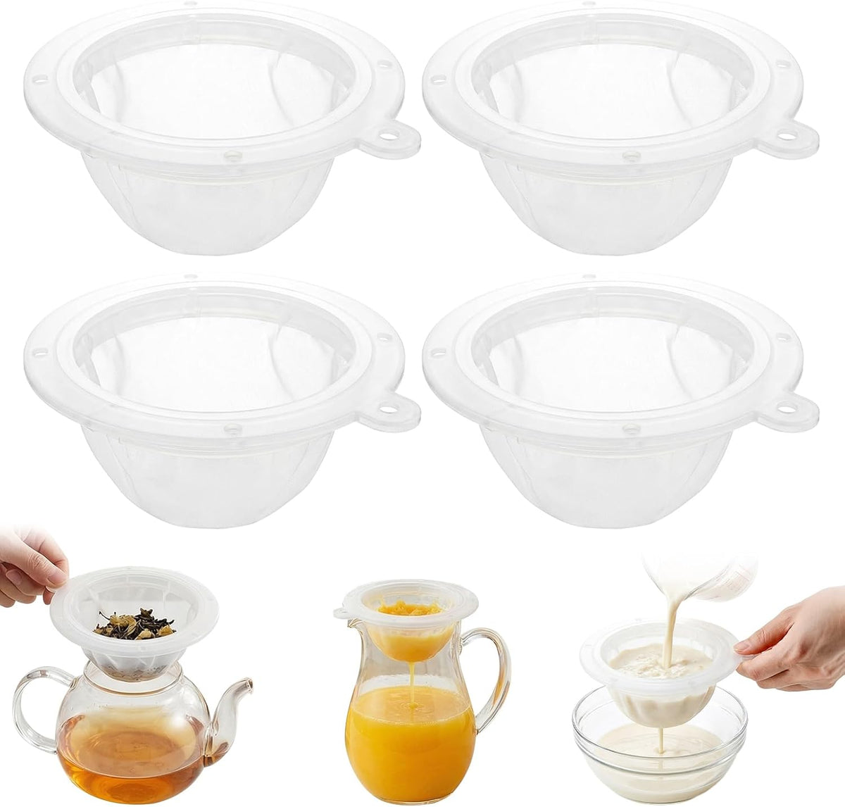 WMKGG 304 Stainless Steel Funnel,Funnels for Kitchen Use Filling Bottles