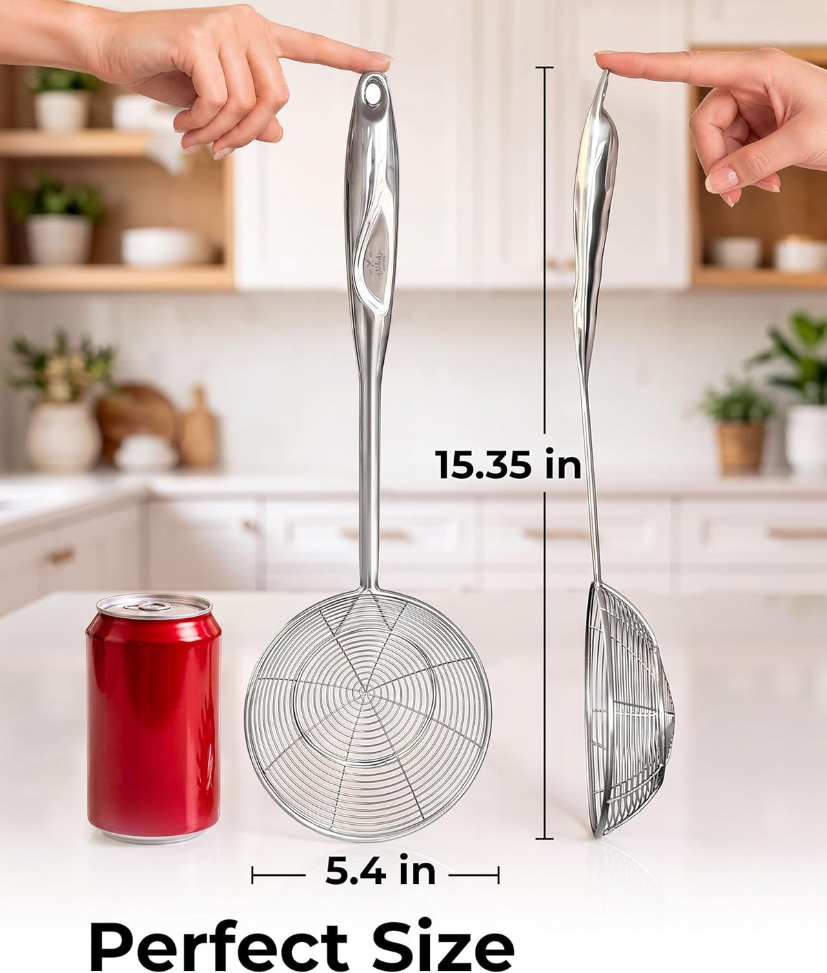 Stainless Steel Skimmer Strainer Ladle
