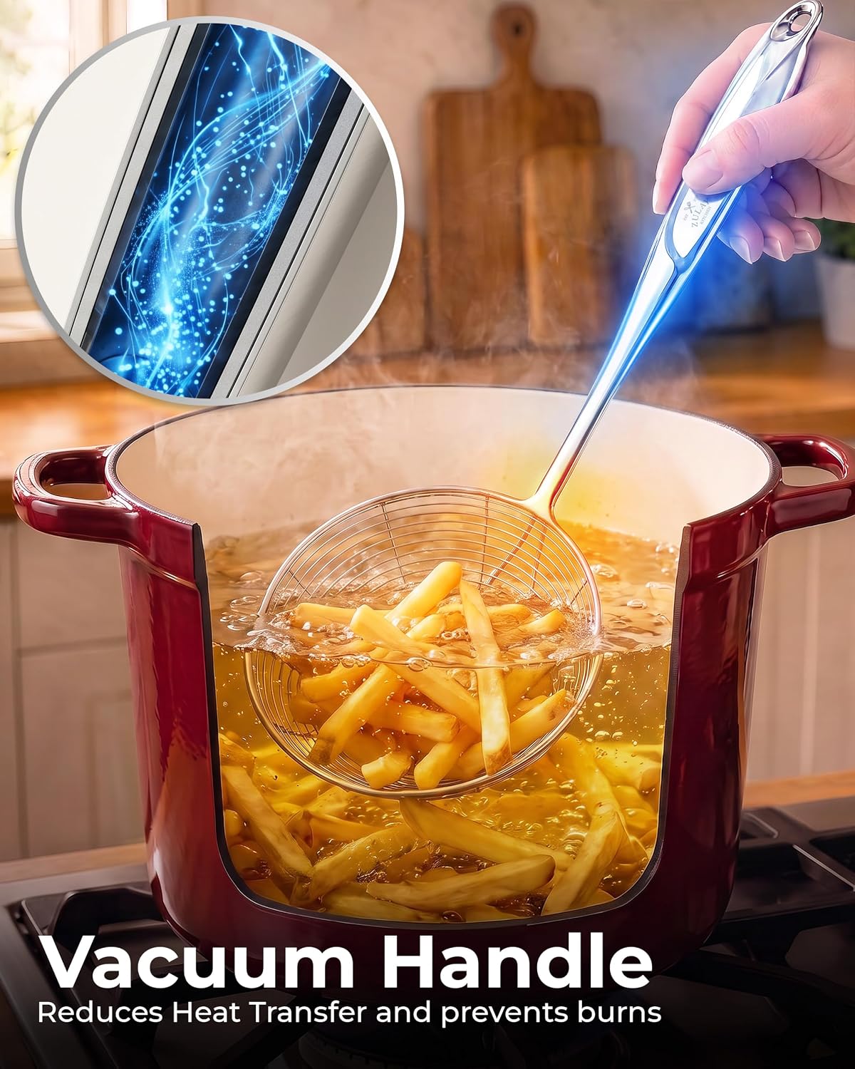 Stainless Steel Skimmer Strainer Ladle