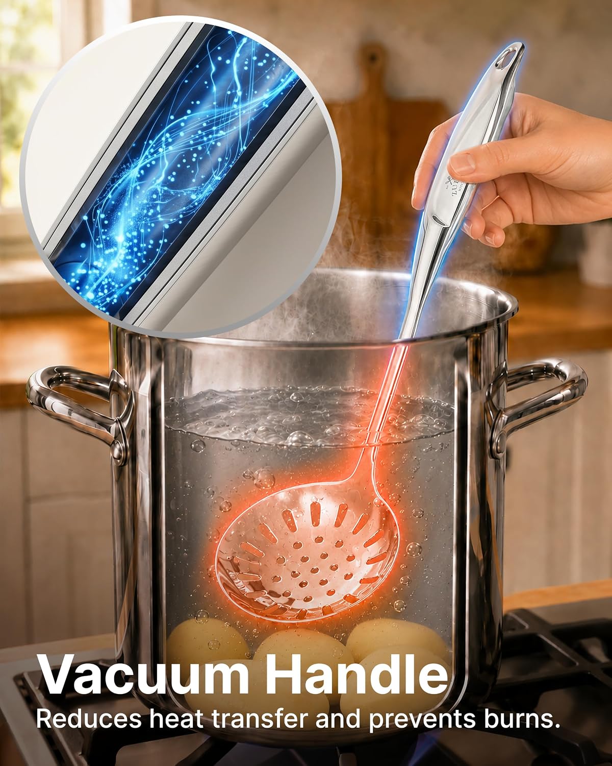 Stainless Steel Skimmer Strainer Ladle