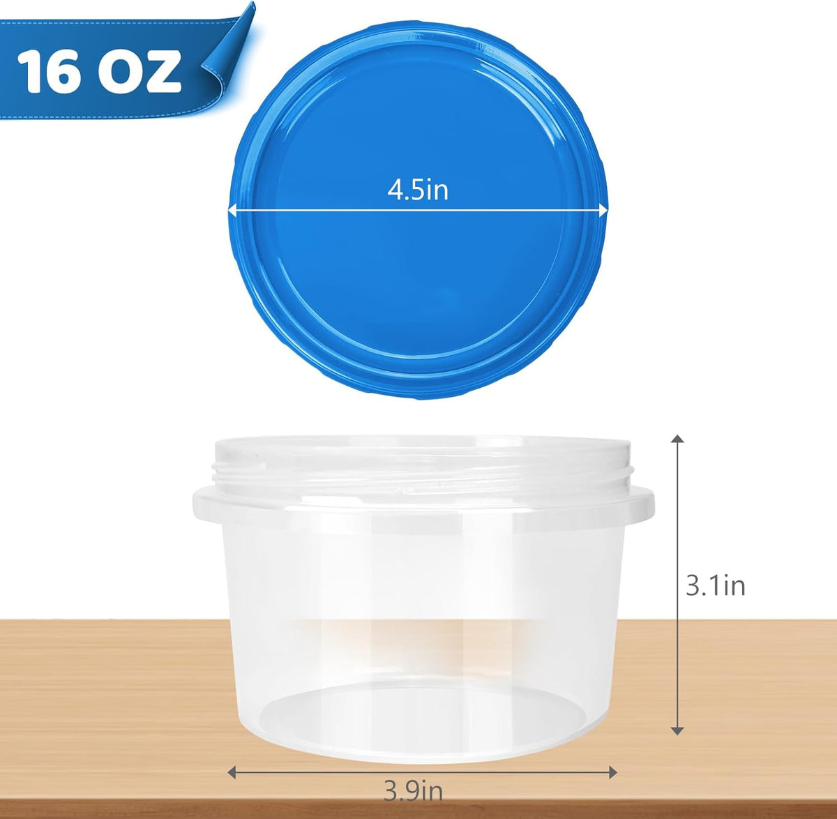 Salad Dressing Containers, [8 Pack*2 oz] Reusable Easy to Open Dressing, Condiment, Sauce, Dip Containers to Go With Leak-Proof Twist Top Lids, Bpa Free, Safe For Microwave, Freezer, Dishwasher