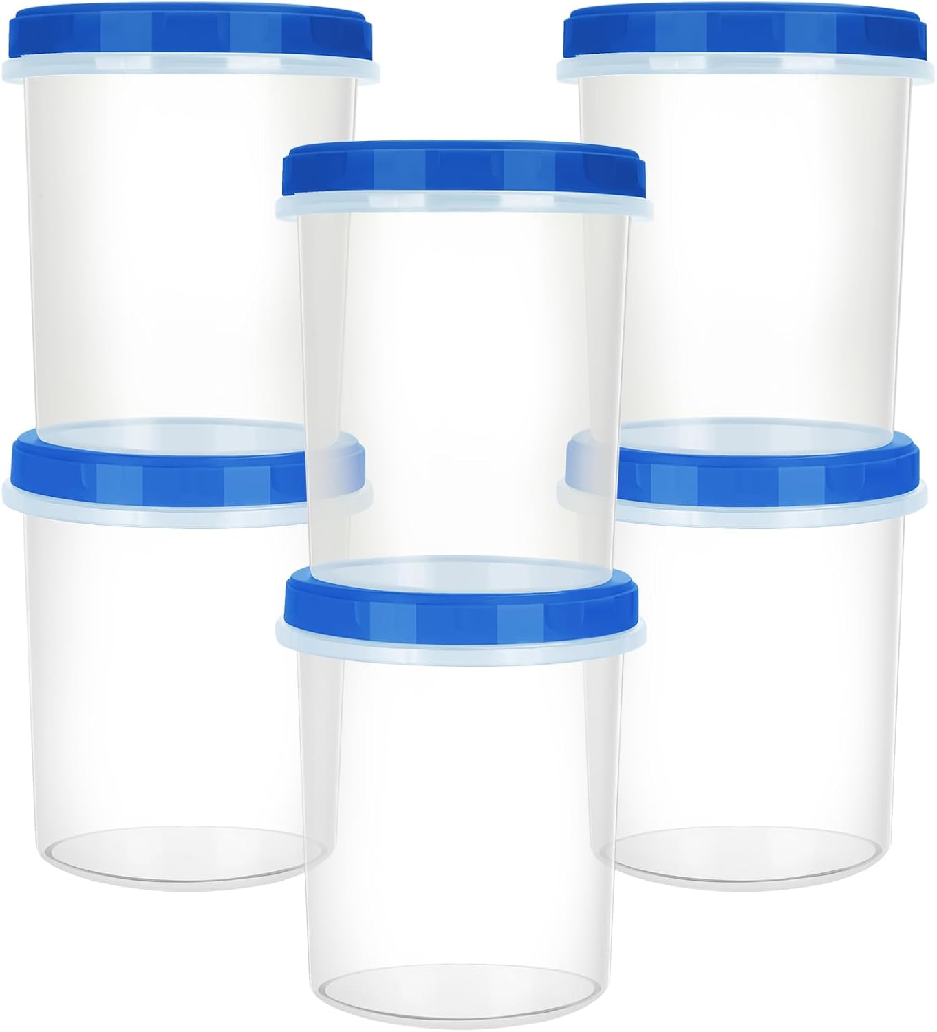 Salad Dressing Containers, [8 Pack*2 oz] Reusable Easy to Open Dressing, Condiment, Sauce, Dip Containers to Go With Leak-Proof Twist Top Lids, Bpa Free, Safe For Microwave, Freezer, Dishwasher