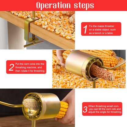 Manual Hand Crank Corn Thresher Sheller