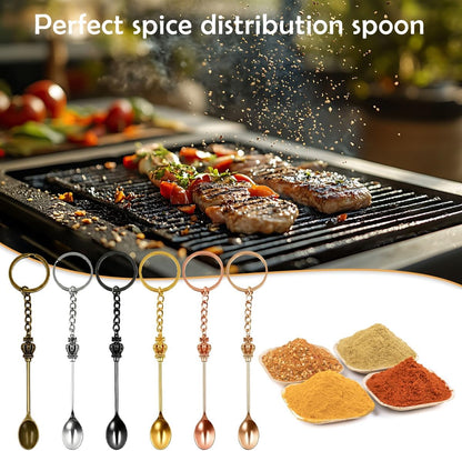 6 Pack Mini Spoons Set, Metal Tiny Spoons, Small Measuring Tools Spoon