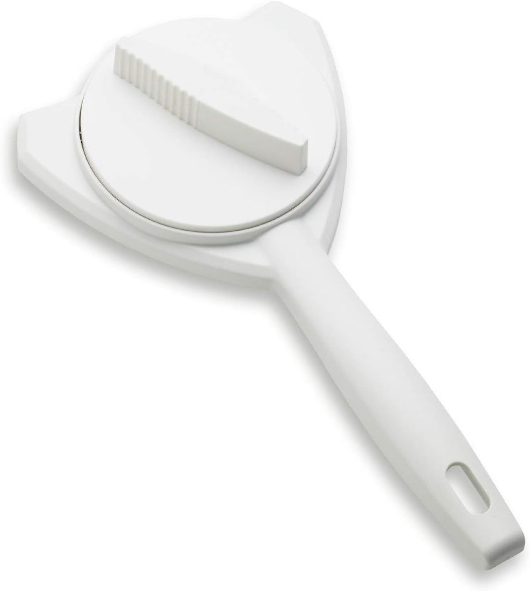 Strain-Free Gripper Opener for Jars and Bottles, 10 x 5 x 2.25 inches, White