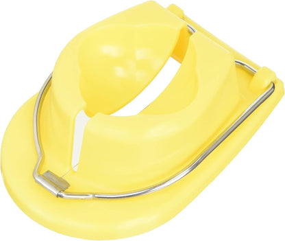 Oizumi Gosei Egg Half-Banko, Yellow, Width 3.3 x Length 4.7 x Height 1.5 inches (85 x 120 x 38 mm)