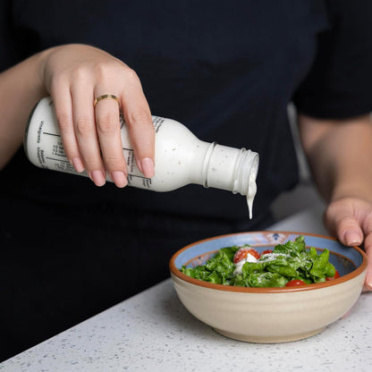 Fox Run Glass Salad Dressing Shaker Bottle With Lid, 300 ml/10.15 oz