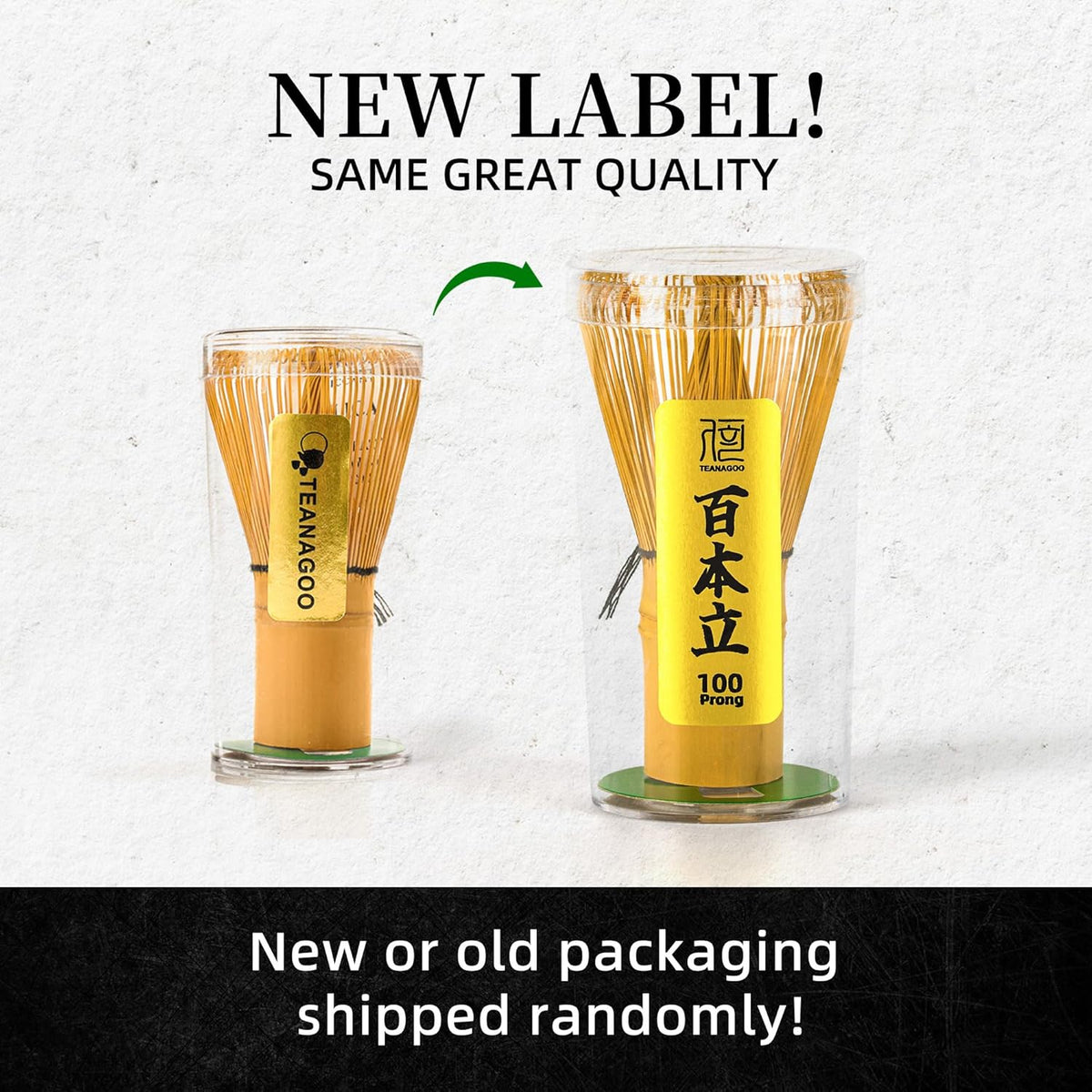Matcha Whisk Set,Bamboo Matcha Whisk (100 prongs) with Black Holder,6-PCS Traditional Starter Set,Scoop (Chashaku),Bamboo Chasen for Making Latte,Ceremony Accessory,Gife for Friend/Family