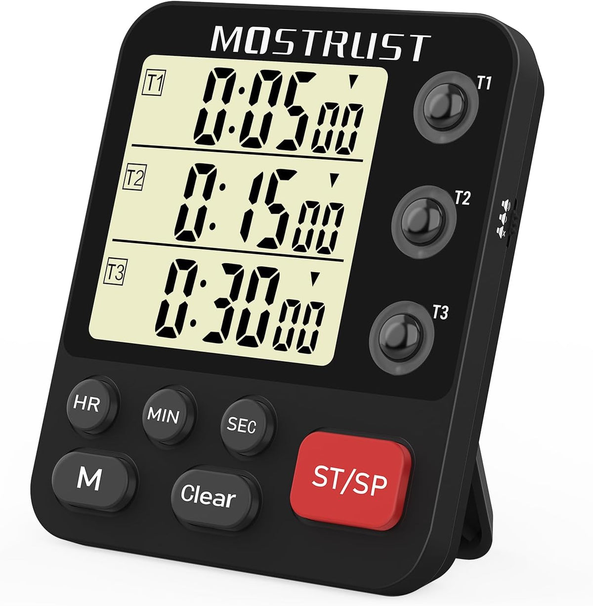 Digital Dual Kitchen Timer, Multiple Channels Countdown Timer