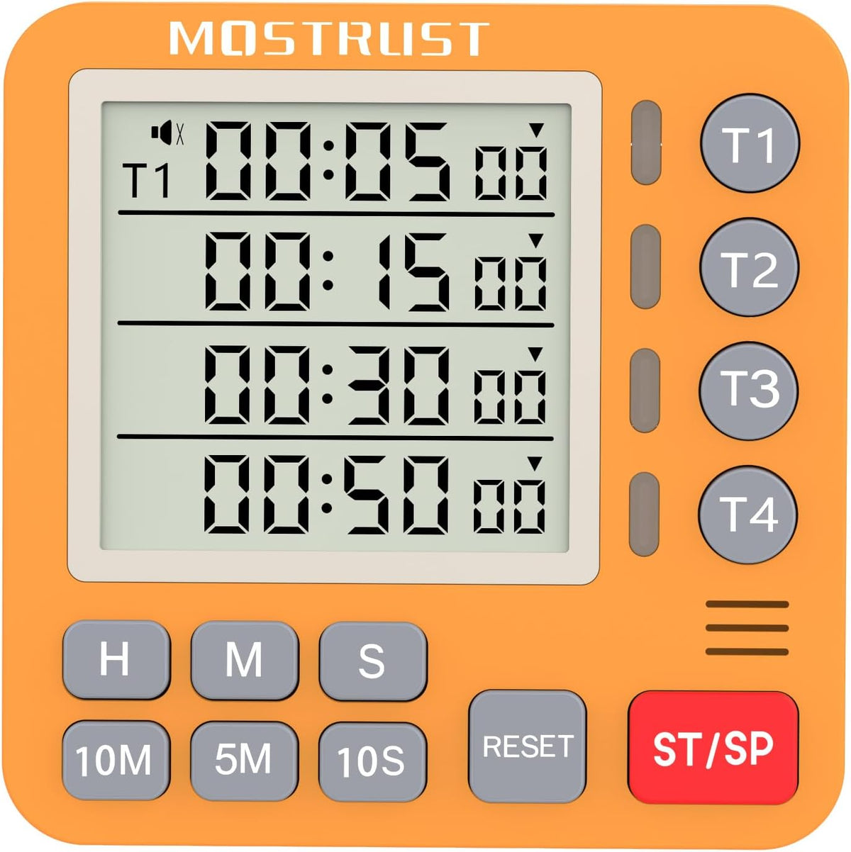 Digital Dual Kitchen Timer, Multiple Channels Countdown Timer