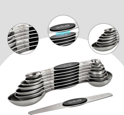 XSNBRD 13-Piece Magnetic Measuring Cups & Spoons Set