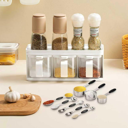 XSNBRD 13-Piece Magnetic Measuring Cups & Spoons Set