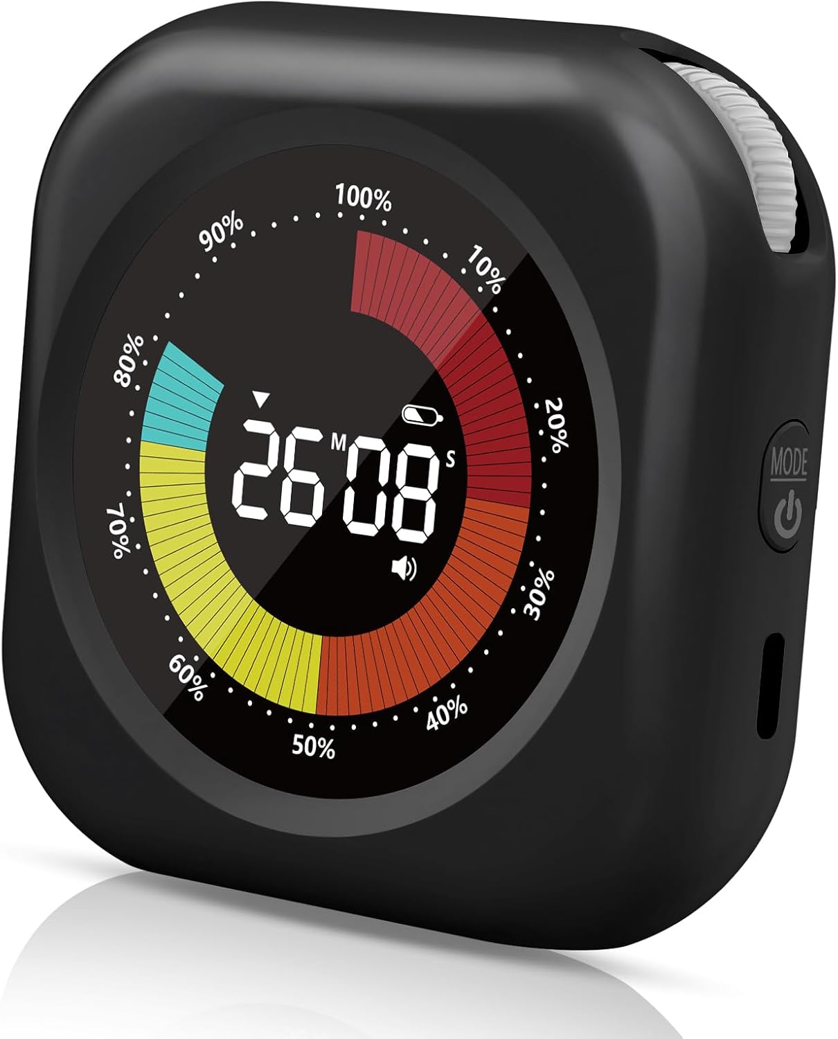 Visual Timer for Kids, Rechargeable 10-Hour Countdown/Up Timer | with 3 Volume Levels, 3 Brightness Display, and Magnetic, Homeschool Study Tool, Large Digital Timers for Classroom, Kitchen