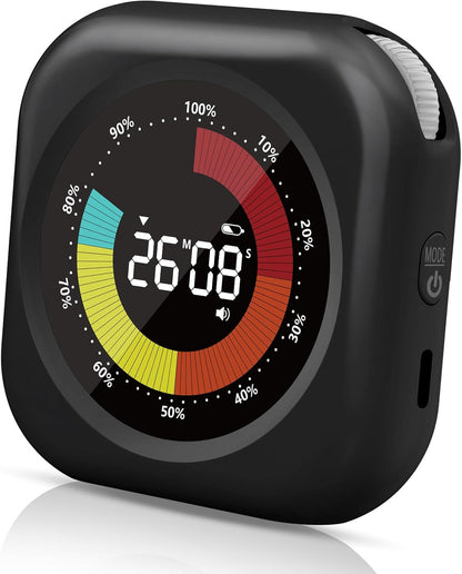 Visual Timer for Kids, Rechargeable 10-Hour Countdown/Up Timer | with 3 Volume Levels, 3 Brightness Display, and Magnetic, Homeschool Study Tool, Large Digital Timers for Classroom, Kitchen
