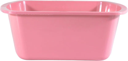 Plastic Wash Basin, 7 Qt, Rectangular, Graduated, 2 Pack