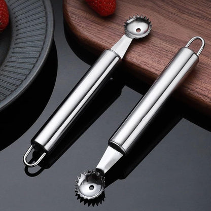 Stems Remover for Pineapple Strawberry Tomato Cherry Stainless Steel Tomato Corer Strawberry Huller Stem Remover Fruit Leaf