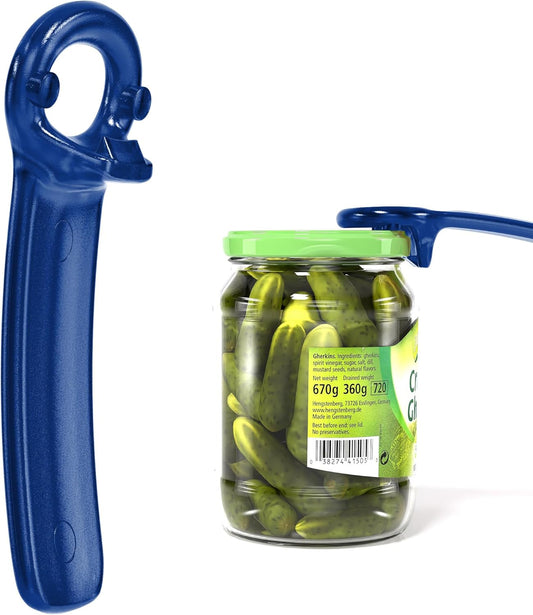 1 Pcs Jar Opener for Weak Hand & Seniors with Arthritis (Blue)