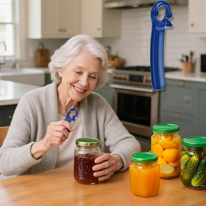 1 Pcs Jar Opener for Weak Hand & Seniors with Arthritis (Blue)