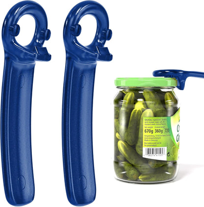 1 Pcs Jar Opener for Weak Hand & Seniors with Arthritis (Blue)