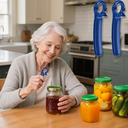 1 Pcs Jar Opener for Weak Hand & Seniors with Arthritis (Blue)