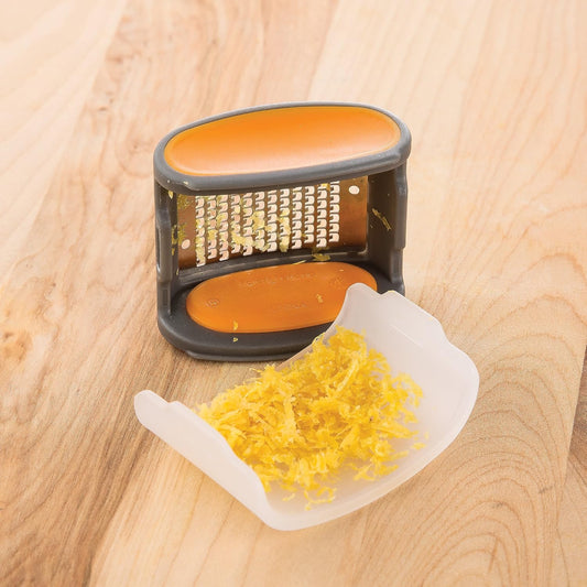 Pocket Citrus Zester – Compact, Stainless Steel Zester for Grating Citrus, Easy to Use, BPA-Free, Ergonomic Handle