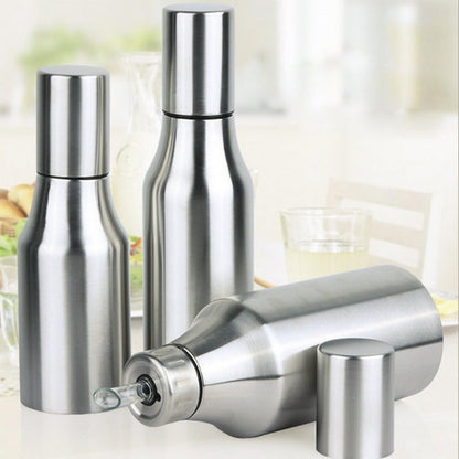 Olive Oil Dispenser,Oil Bottle Stainless Steel Leak Proof Olive Oil Decanter for Kitchen