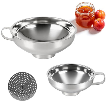 4 Pack Food-Grade Plastic Strainers, Filter Juice for Soybean Milk, Tea, Coffee, Honey Juices Wine and Liquid Transfer
