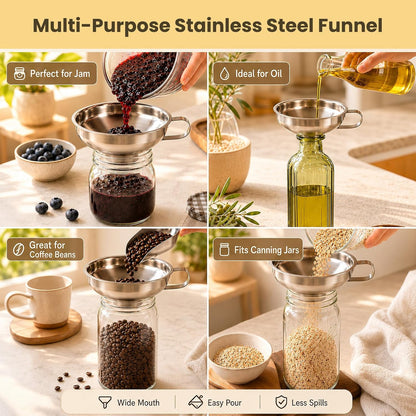 4 Pack Food-Grade Plastic Strainers, Filter Juice for Soybean Milk, Tea, Coffee, Honey Juices Wine and Liquid Transfer