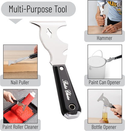 Bates- Paint Scraper, 10 in 1 Painters Tool, Scraper for Wood