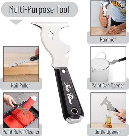 Bates- Paint Scraper, 10 in 1 Painters Tool, Scraper for Wood