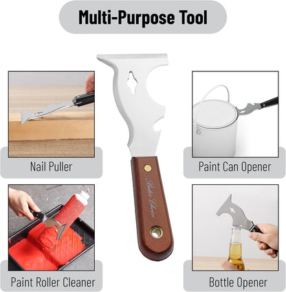 Bates- Paint Scraper, 10 in 1 Painters Tool, Scraper for Wood