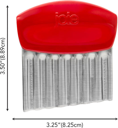 Joie Crinkle Cutter Knife, Wavy Slicer for Potatoes, Vegetables, and More