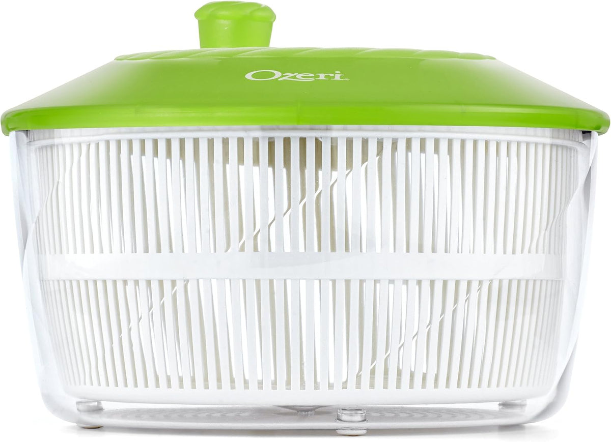 Fresca Italian‑Made Salad Spinner & Serving Bowl, BPA‑Free