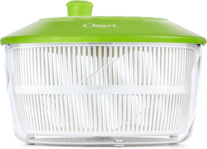 Fresca Italian‑Made Salad Spinner & Serving Bowl, BPA‑Free