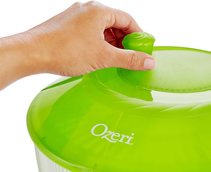 Fresca Italian‑Made Salad Spinner & Serving Bowl, BPA‑Free