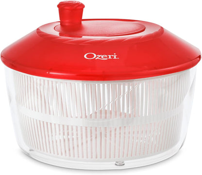Fresca Italian‑Made Salad Spinner & Serving Bowl, BPA‑Free