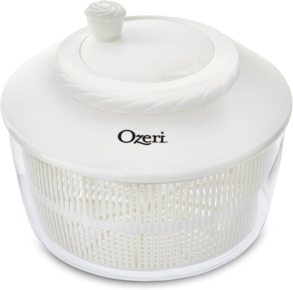 Fresca Italian‑Made Salad Spinner & Serving Bowl, BPA‑Free
