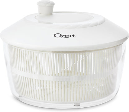 Fresca Italian‑Made Salad Spinner & Serving Bowl, BPA‑Free