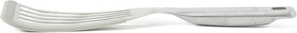 Prime Slotted Turner, Kitchen Flipping Spatula, Slotted Spatula with Silicone Head and Stainless Steel Handle, Heat Resistant Nonstick Cookware for Flipping and Draining (Navy Blue)