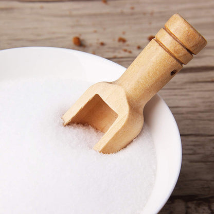 Arroyner Mini Wooden Spoon Mini Bamboo Spoons Small Bath Salt Spoon Small Spice Spoons for Sugar Scrubs, Spices, Bath Salts, Cooking