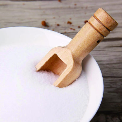 Arroyner Mini Wooden Spoon Mini Bamboo Spoons Small Bath Salt Spoon Small Spice Spoons for Sugar Scrubs, Spices, Bath Salts, Cooking