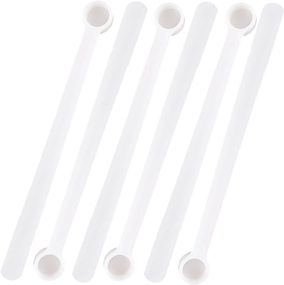 100pcs 0.25ml Mini Powder Scoops Plastic Measuring Spoons Supplies Teaspoon Micro Scoop Teaspoon Tiny Little Measuring Spoons For Cosmetics Medicines Seasoning