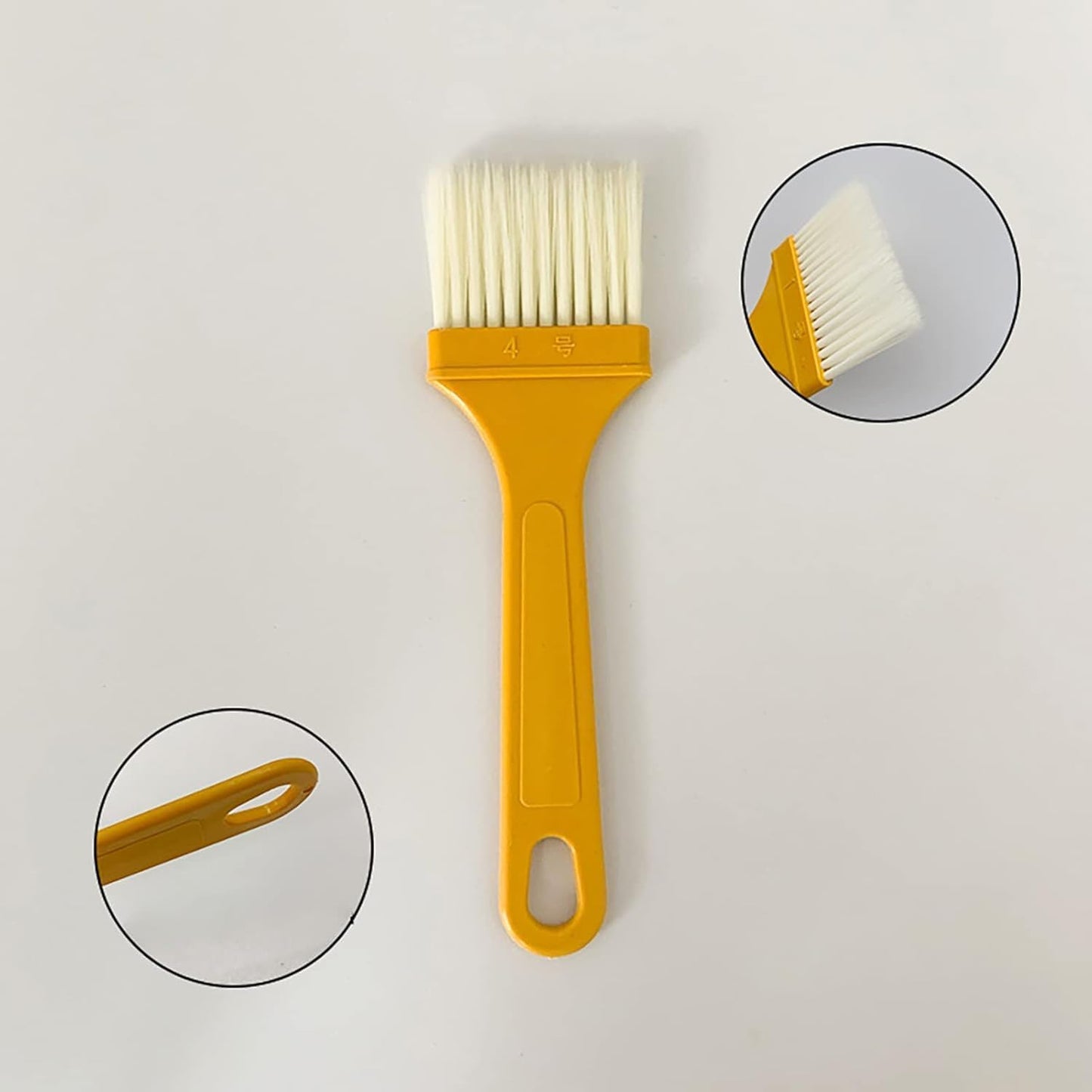 1 Pc Plastic Basting Pastry Brush Spread Oil Butter Sauce Marinades for BBQ Grill Baking Kitchen Cooking, Baste Pastries Cakes Meat Sausages Desserts, Outdoor Cooking Tools, Dishwasher Safe (A)