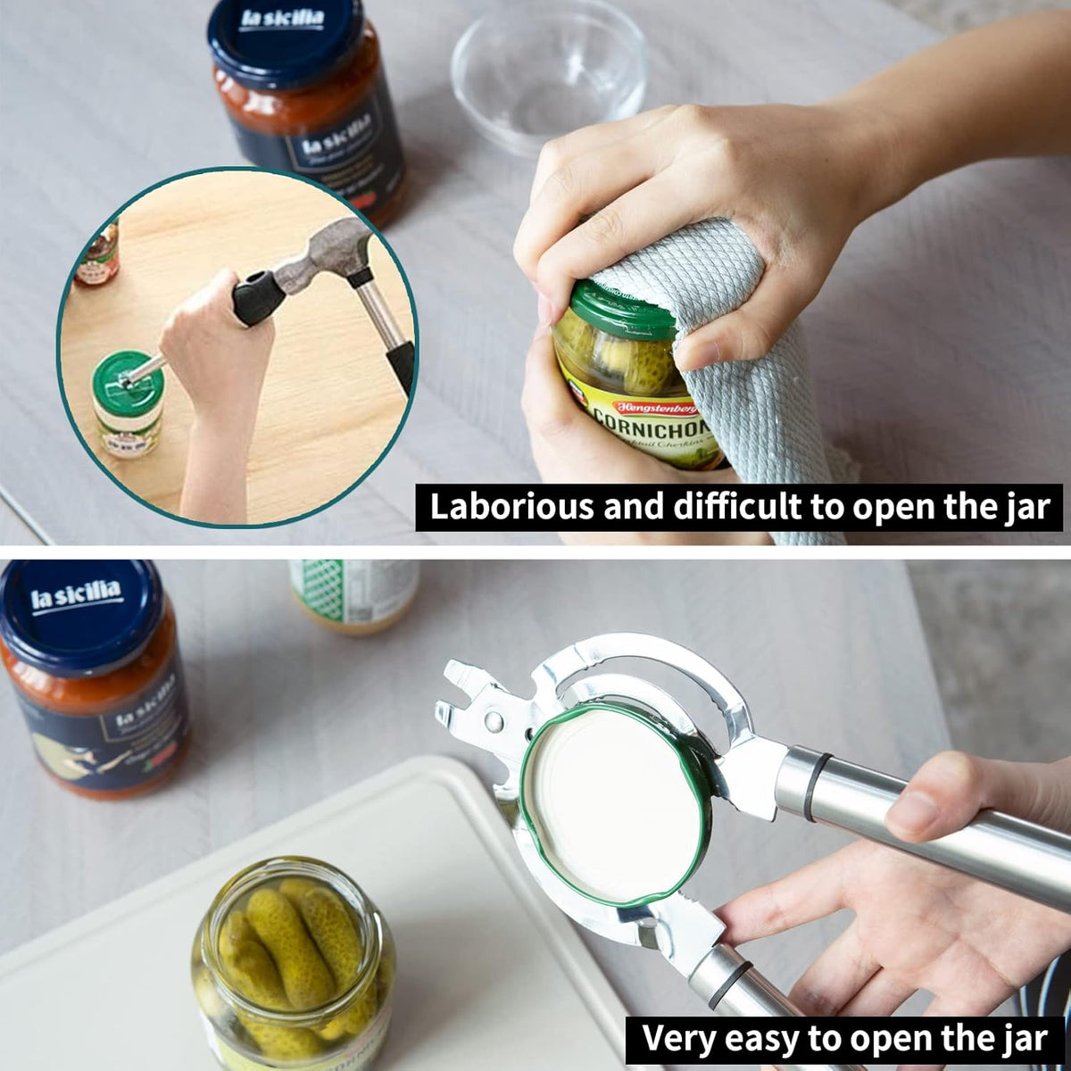 Jar Opener for Seniors with Arthritis& Weak Hands