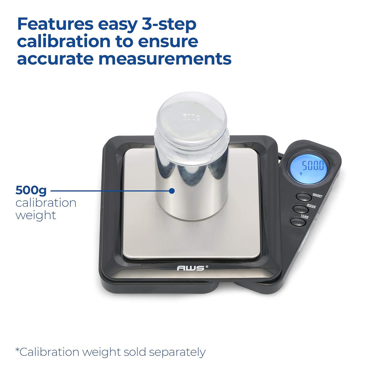 Blade Series Digital Pocket Gram Scale 1000g x 0.1g | Precision Mini Scale 0.1g Accuracy, Pocket Scale for Kitchen, Gold, Gems & Coin Scale, Smart Digital & Compact Scale